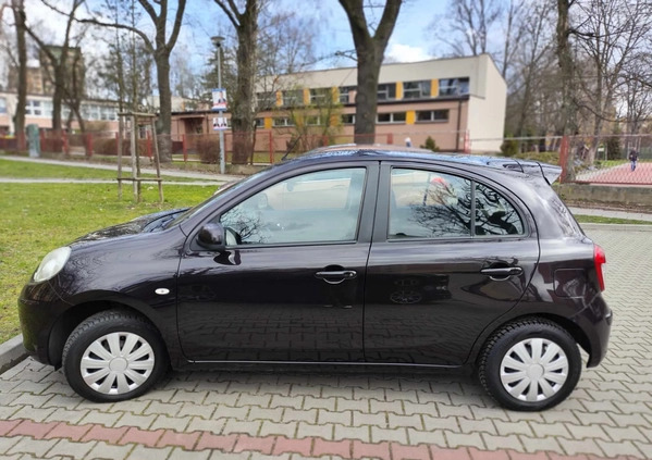 Nissan Micra cena 21000 przebieg: 81851, rok produkcji 2013 z Częstochowa małe 67